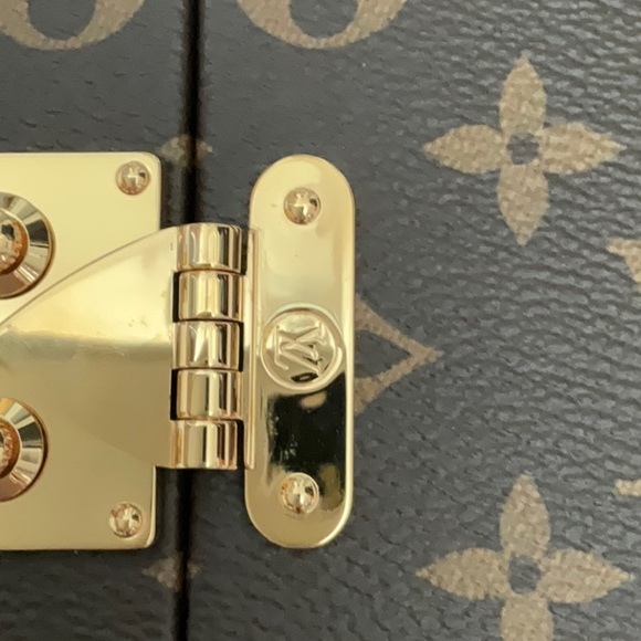 ❌SOLD❌Louis Vuitton Mirror PVC Brown three-sided mirror GI0554 home mirror trunk - Picture 11 of 11